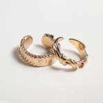 Load image into Gallery viewer, Croissant Dome Hoops