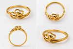 Load image into Gallery viewer, Elegant Gold Heart Ring