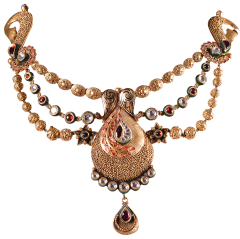 Syrandri N  2044-13 (chettinadu design gold necklace)