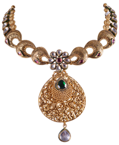 Syrandri  N2628-00 (Kerala chettinad gold necklace )