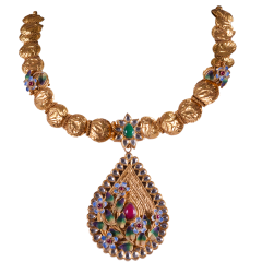 Syrandri  2820-13(Kerala chettinad gold necklace)