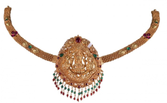 Syrandri 6556-05 ( Kerala chettinad gold necklace )