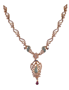 Scintilla N 2686-06 ( Singapore design gold necklace )