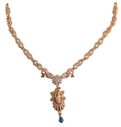 Scintilla N 2689-06 ( Singapore design gold necklace )