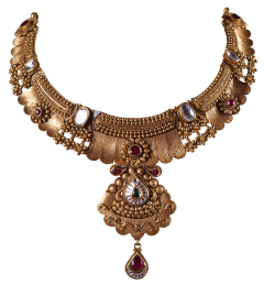 Syrandri N 2041-13( Kerala chettinad gold necklace )