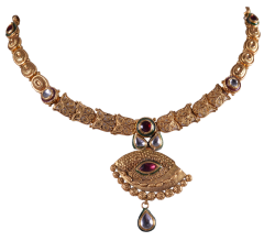SYRANDRI N 6809-08(chettinadu design gold necklace)