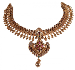 Syrandri N 2047-13(Chettinadu  design gold necklace)