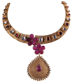 Syrandri  N 2043-13  (Kerala chettinad gold necklace)