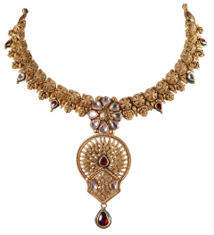 Syrandri  N 2039-13(chettinadu design gold necklace)