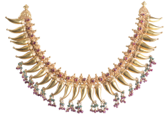 Syrandri  2621-09 (Kerala chettinad gold necklace)