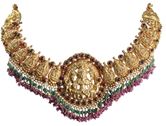 Syrandri  3378-09 ( Kerala chettinad gold necklace )