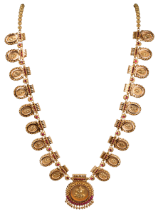 POURVIKA N 8530-09(traditional lakshmi necklace)