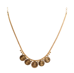 POURVIKA N 1089-10(kerala traditional gold necklace)