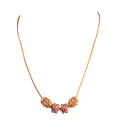SYRANDRI N 2145-10(Chettinadu design gold necklace)