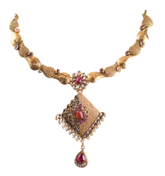 SYRANDRI N 2050-13(chettinadu design gold necklace)