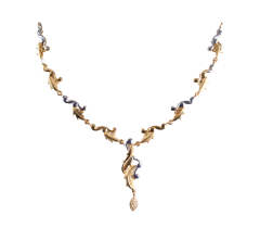SCINTILLA  N 5655-10(Singapore design gold necklace)