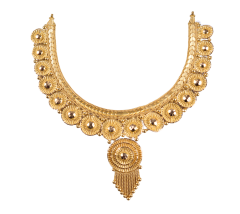 PURABI N 6752-10(CALCUTTA  DESIGN   GOLD  NECKLACE)