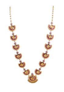 POURVIKA N 8637-10(KERALA TRADITIONAL LAKSHMI NECKLACE)