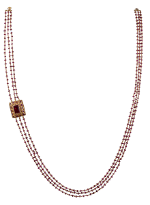 Sangam N 2570-14 ( Ruby gold necklace)