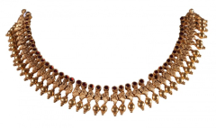 Syrandri  6738-11 (chettinad gold necklace Kerala)