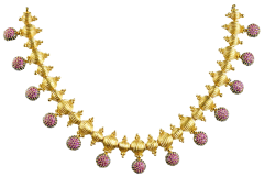 calcutta model necklace gold 0920-12