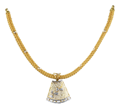 Scintilla N 0927-12 ( Singapore design gold necklace )