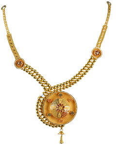 PURABI N 1470-12 ( calcutta design gold necklace )