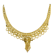 PURABI N 1476-12 ( calcutta design gold necklace )