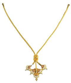 PURABI N 1480-12 - (calcutta design gold necklace )