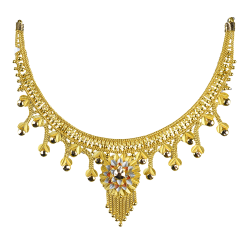 PURABI  N 1501-12 ( calcutta design gold necklace )