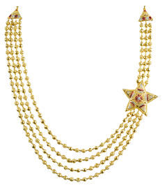 PURABI N 157-12(CALCUTTA DESIGN GOLD NECKLACE)