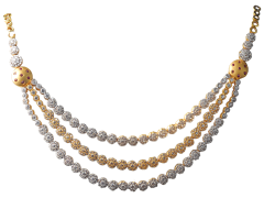 SCINTILLA N 3556-12(Singapore design layer necklace)