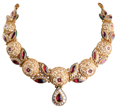SYRANDRI N 3834-12(Antique design  gold necklace)
