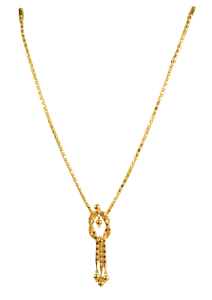 POURVIKA N 6450-12(traditional  gold necklace --pavithrakettu)