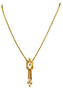 POURVIKA N 6452-12( Traditional design gold necklace ---pavithrakettu  mala)