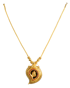 POURVIKA N 6460-12(Traditional gold  lakshmi necklace)