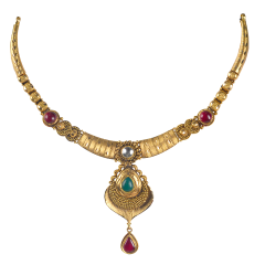 Syrandri N 8086-12(antique  gold necklace)