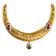 Syrandri N 8095-12(antoque gold necklace)