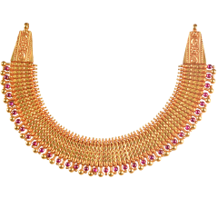 Syrandri N 8801-12(chettinadu design gold necklace)