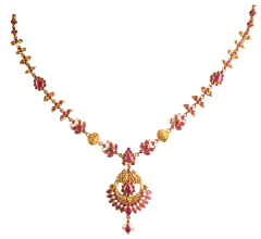 SANGAM  N 9258-12(export gold necklace)