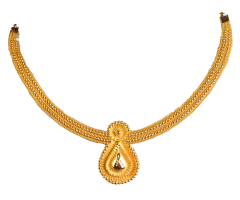 PURABI N 9385-12(CALCUTTA DESIGN GOLD NECKLACE)