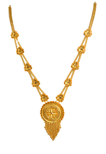 PURABI N 9393-12(calcutta design gold necklace)