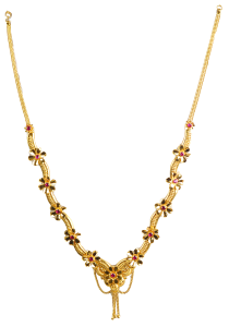 PURABI N 0142-13( KERALA DESIGN GOLD NECKLACE)