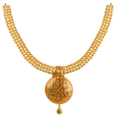 PURABI N 0145-13(CALCUTTA DESIGN GOLD NECKLACE)