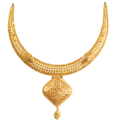 PURABI N 0146-13(calcutta design gold necklace)