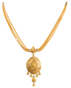 PURABHI-N-0149-13 (CALCUTTA DESIGNS GOLD NECKLACE)