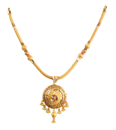 PURABI N 0186-13(calcutta design gold necklace)