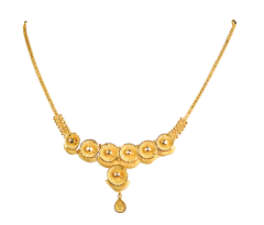 PURABHI-N-0405-13 (CALCUTTA DESIGNS GOLD NECKLACE)