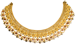PURABI N 0550-13(calcutta design gold necklace)