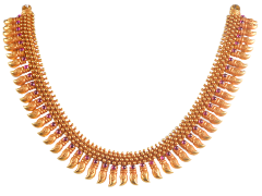 SYRANDRI N 0678-13(chettinadu design  gold necklace)